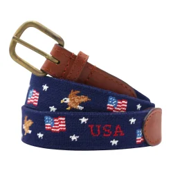 Americana Pattern Belt (Dark Navy)