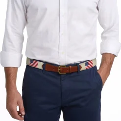 American Flag Belt (Light Khaki)
