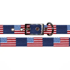 American Flag Dog Collar (Classic Navy)