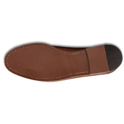 American Flag Downing Bit Loafers (Dark Navy) (Chestnut Leather)