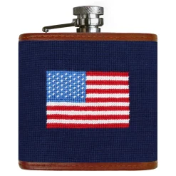American Flag Flask (Dark Navy)