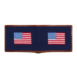 American Flag Wallet (Dark Navy)