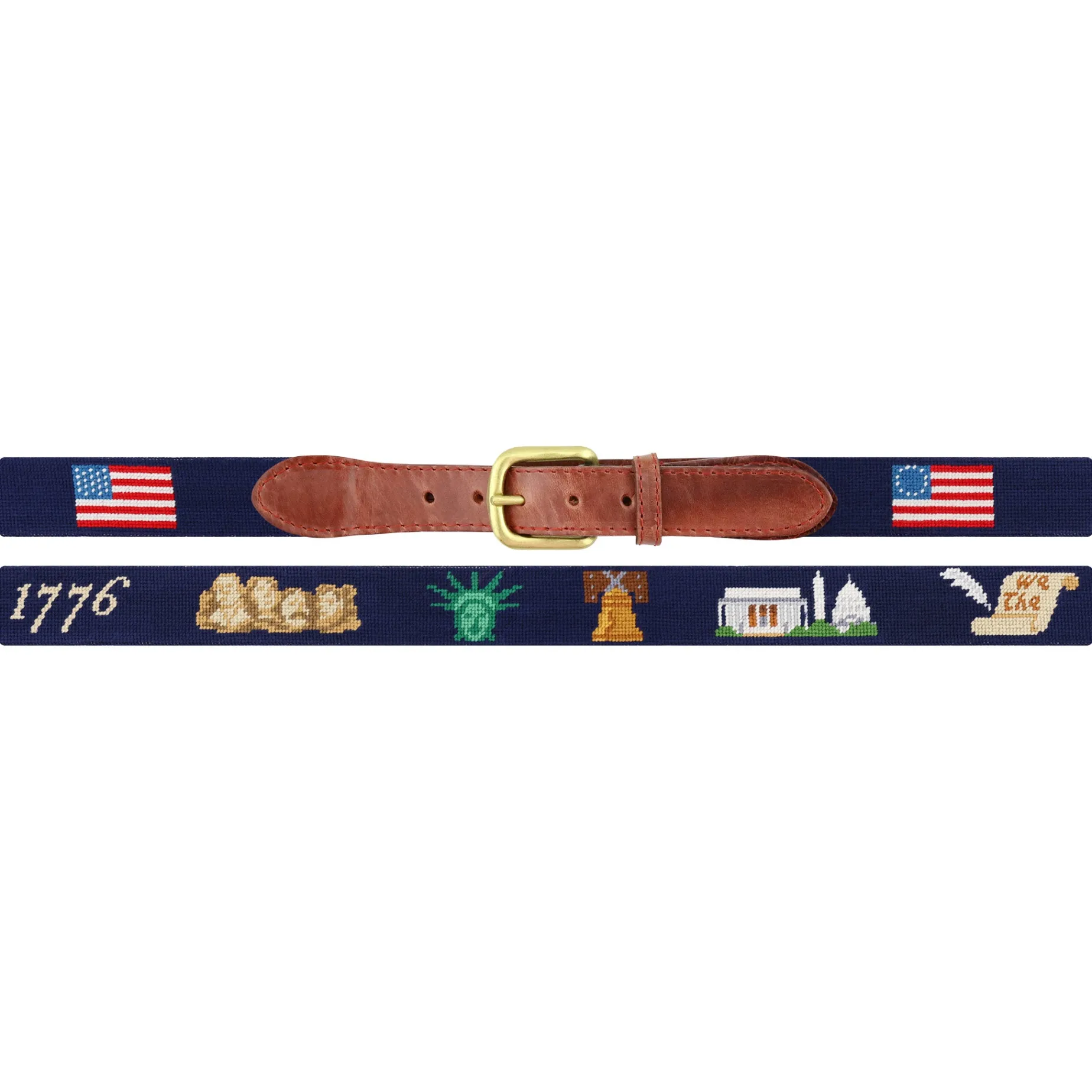 American History Belt (Dark Navy)