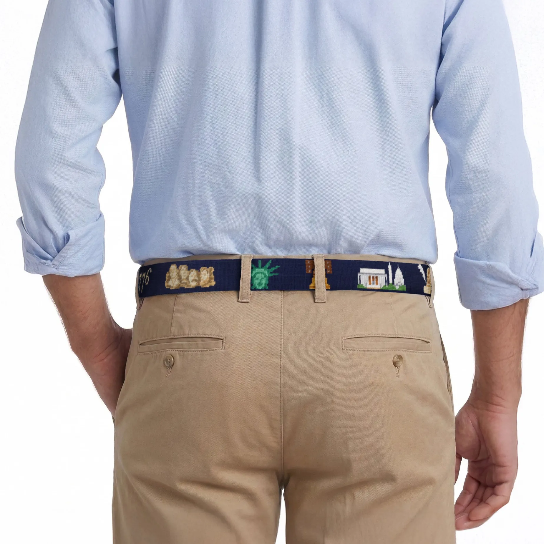American History Belt (Dark Navy)