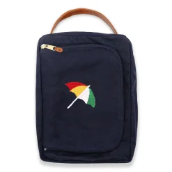 Arnold Palmer Umbrella Shoe Bag (Navy Waxed Canvas)