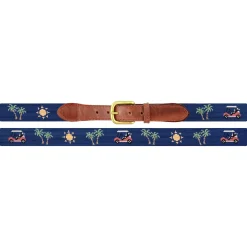 Beachy Golf Belt (Classic Navy)