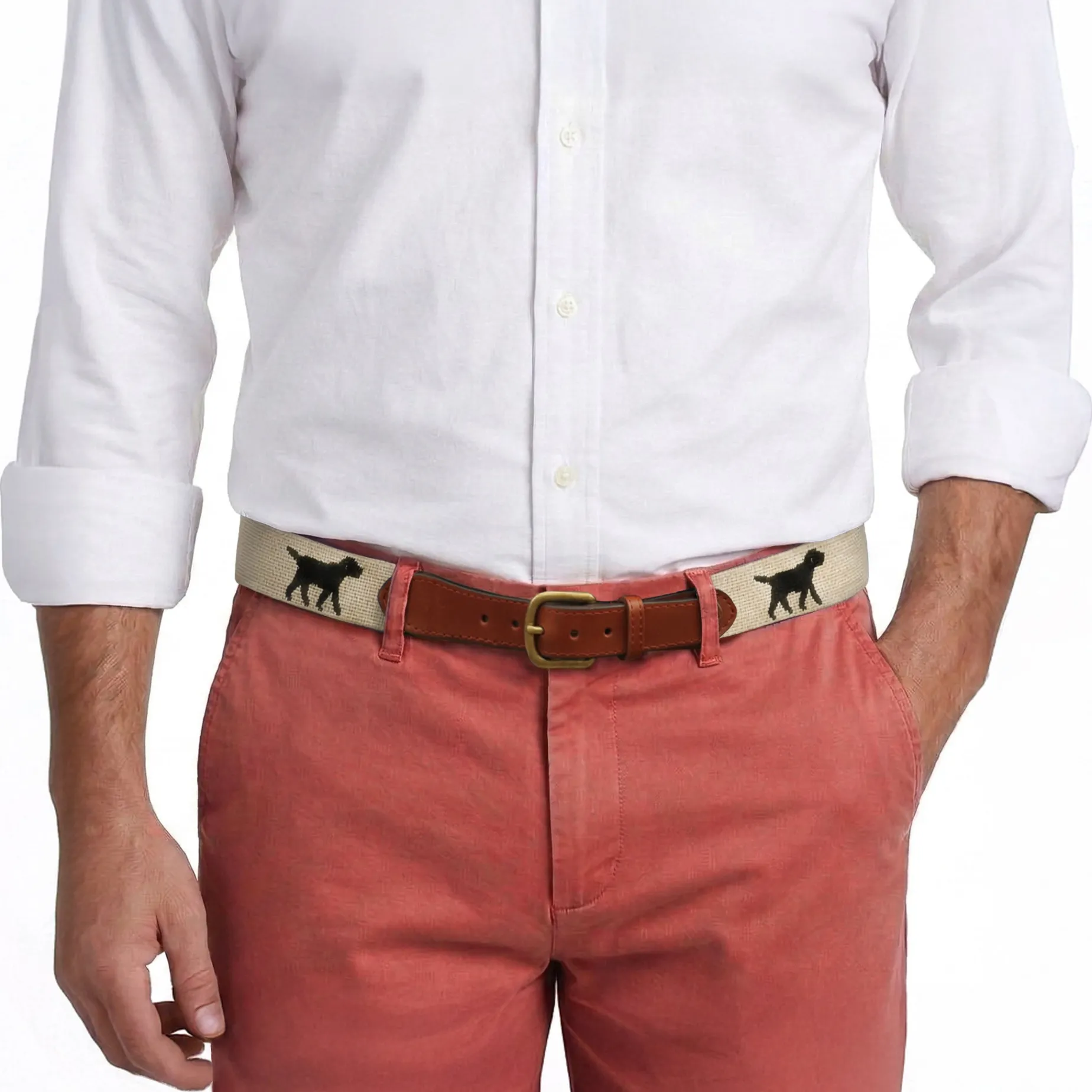 Black Lab Walking Belt (Light Khaki)