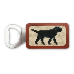 Black Lab Walking Bottle Opener (Light Khaki)