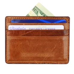 Black Lab Walking Card Wallet (Blueberry)