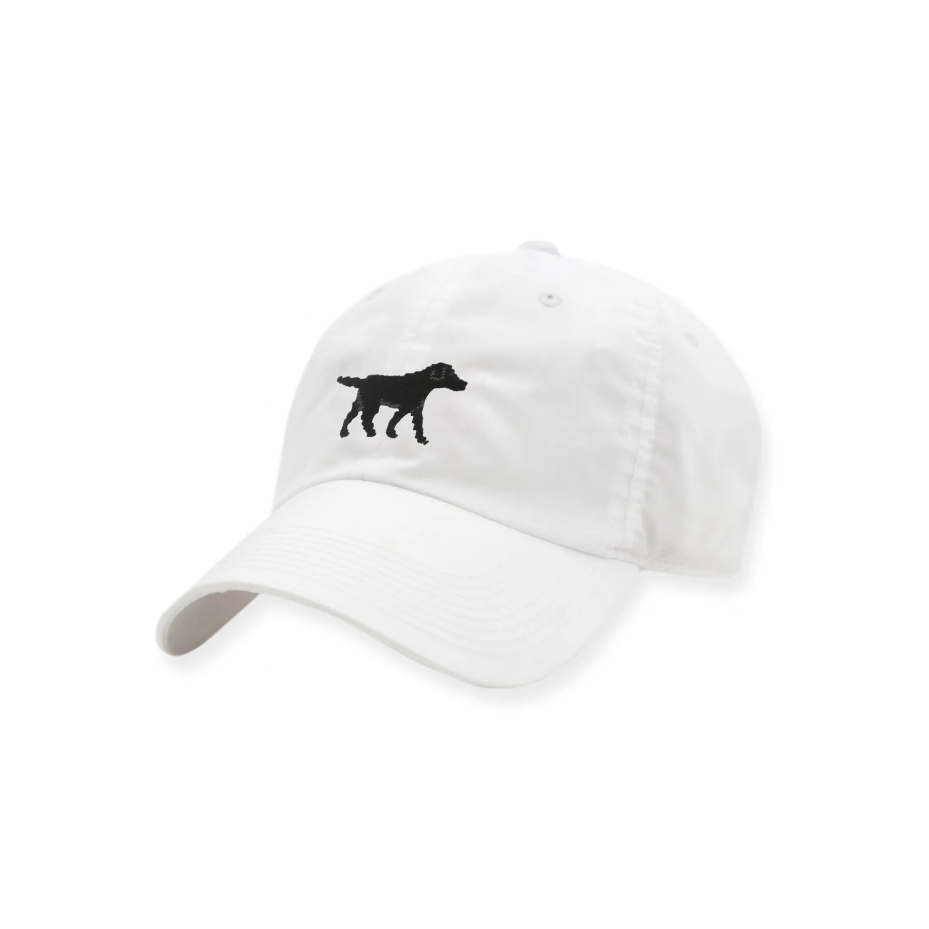 Black Lab Walking Performance Hat (White)