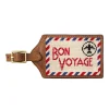 Bon Voyage Luggage Tag (Light Khaki)
