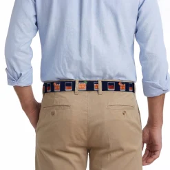 Bourbon Five Ways Belt (Dark Navy)