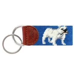 Bulldog Key Fob (Blueberry)