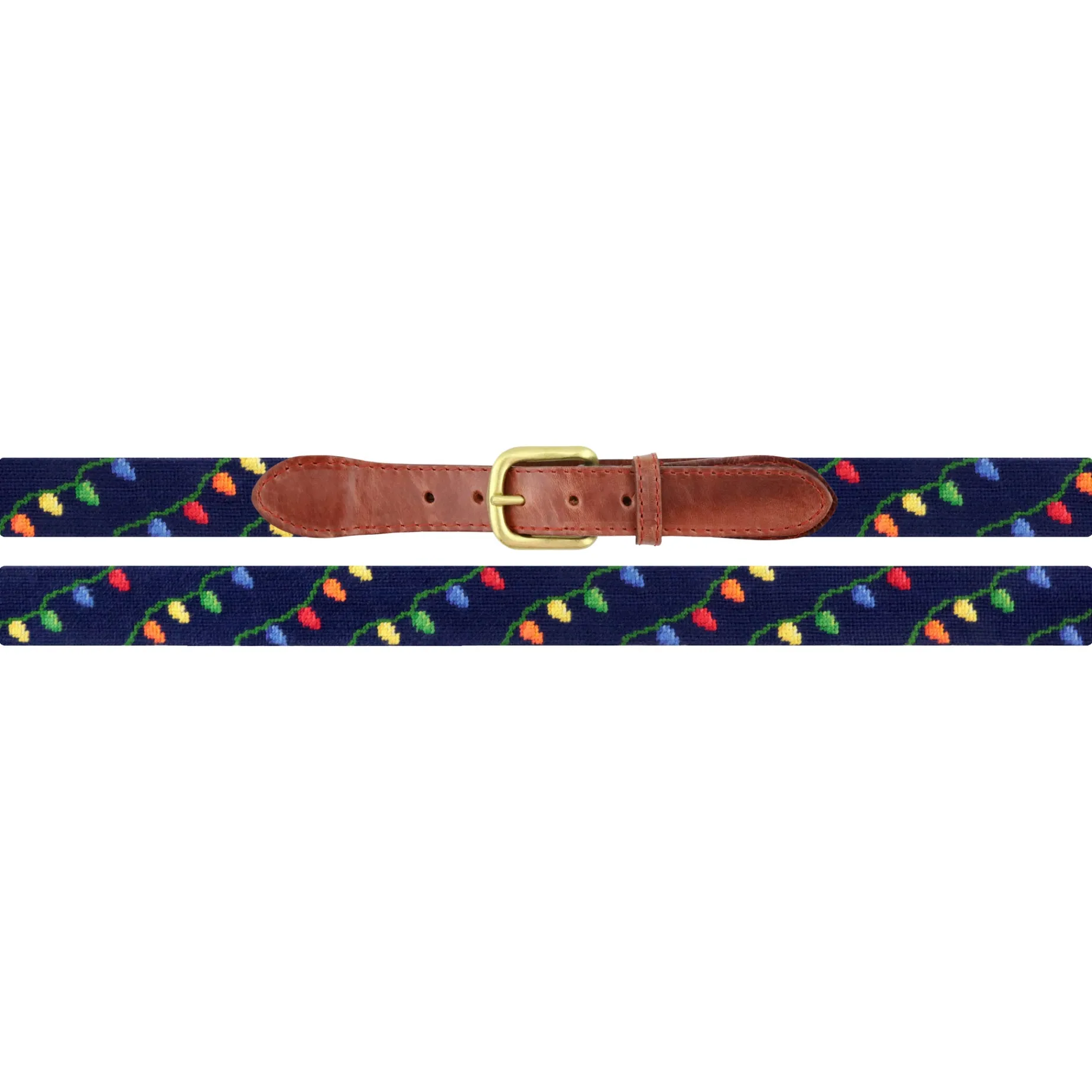 Christmas Lights Belt (Dark Navy)
