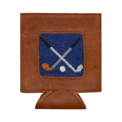 Crossed Clubs Can Cooler (Classic Navy)
