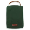 Crossed Clubs Shoe Bag (Hunter Waxed Canvas)