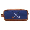 Crossed Clubs Toiletry Bag (Classic Navy)