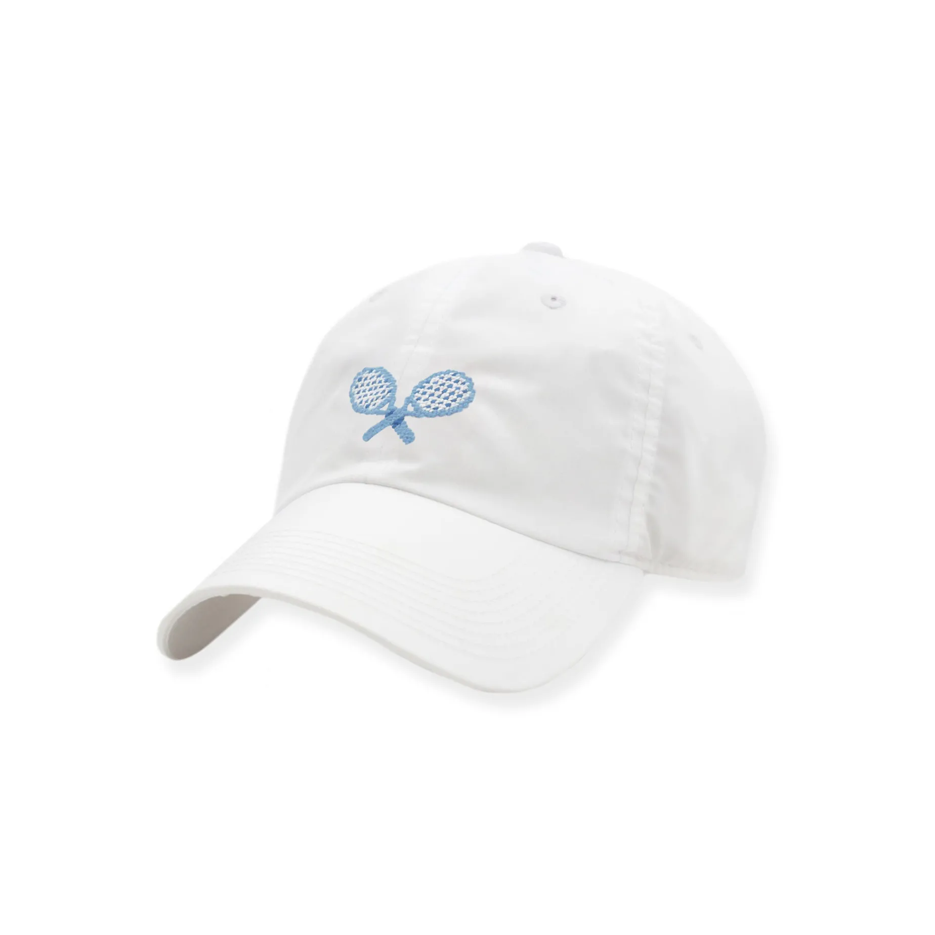 Crossed Racquets Performance Hat (White)