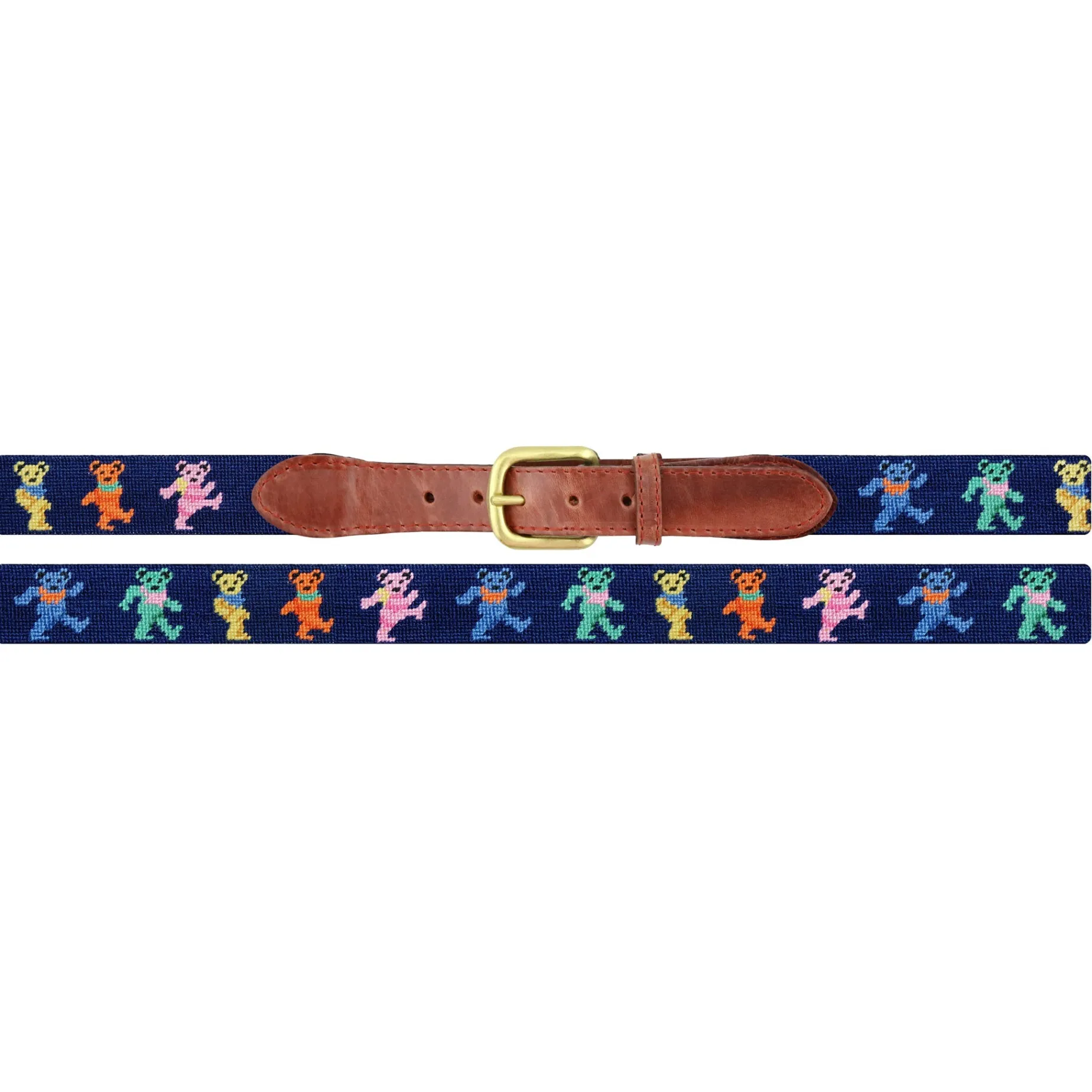 Dancing Bears Belt (Dark Navy)