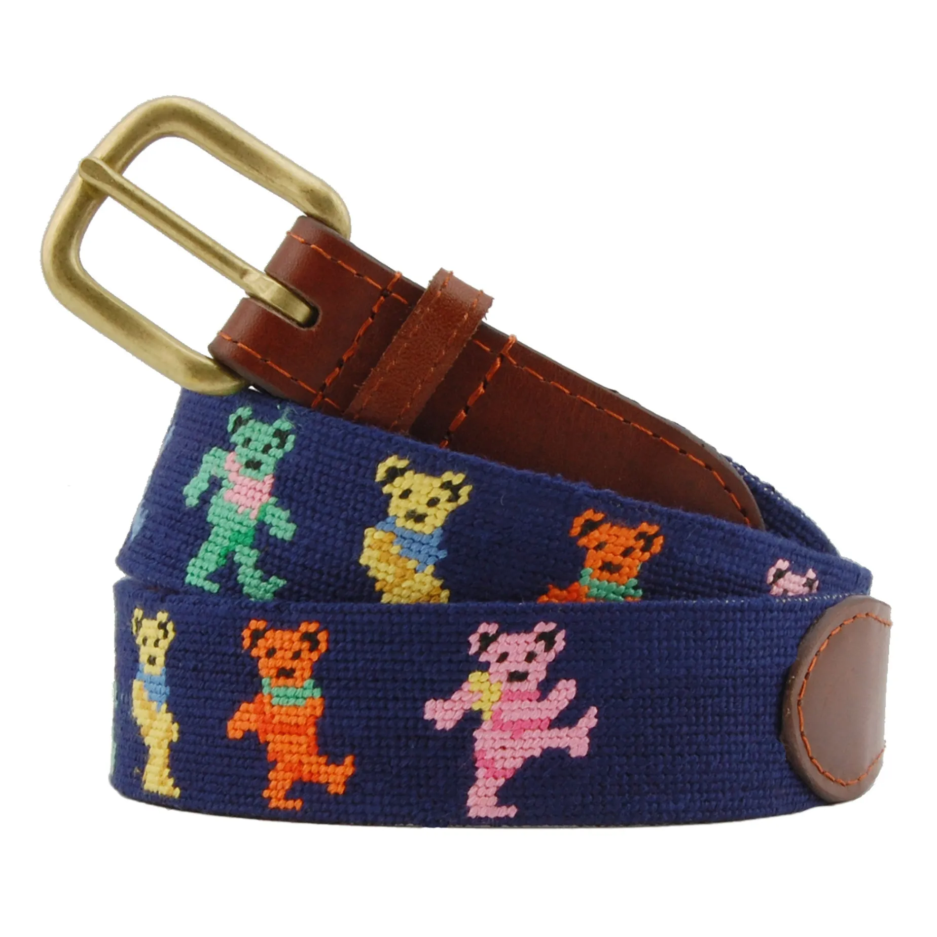 Dancing Bears Belt (Dark Navy)