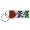 Dancing Bears Key Fob (Oatmeal)