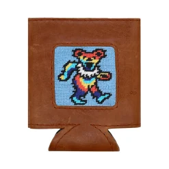 Dancing Bears Tie Dye Can Cooler (Light Blue)