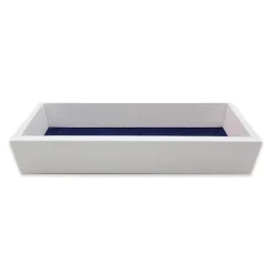 Dancing Bears Valet Tray (Dark Navy) (White Wood)