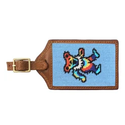 Dancing Bear Tie Dye Luggage Tag