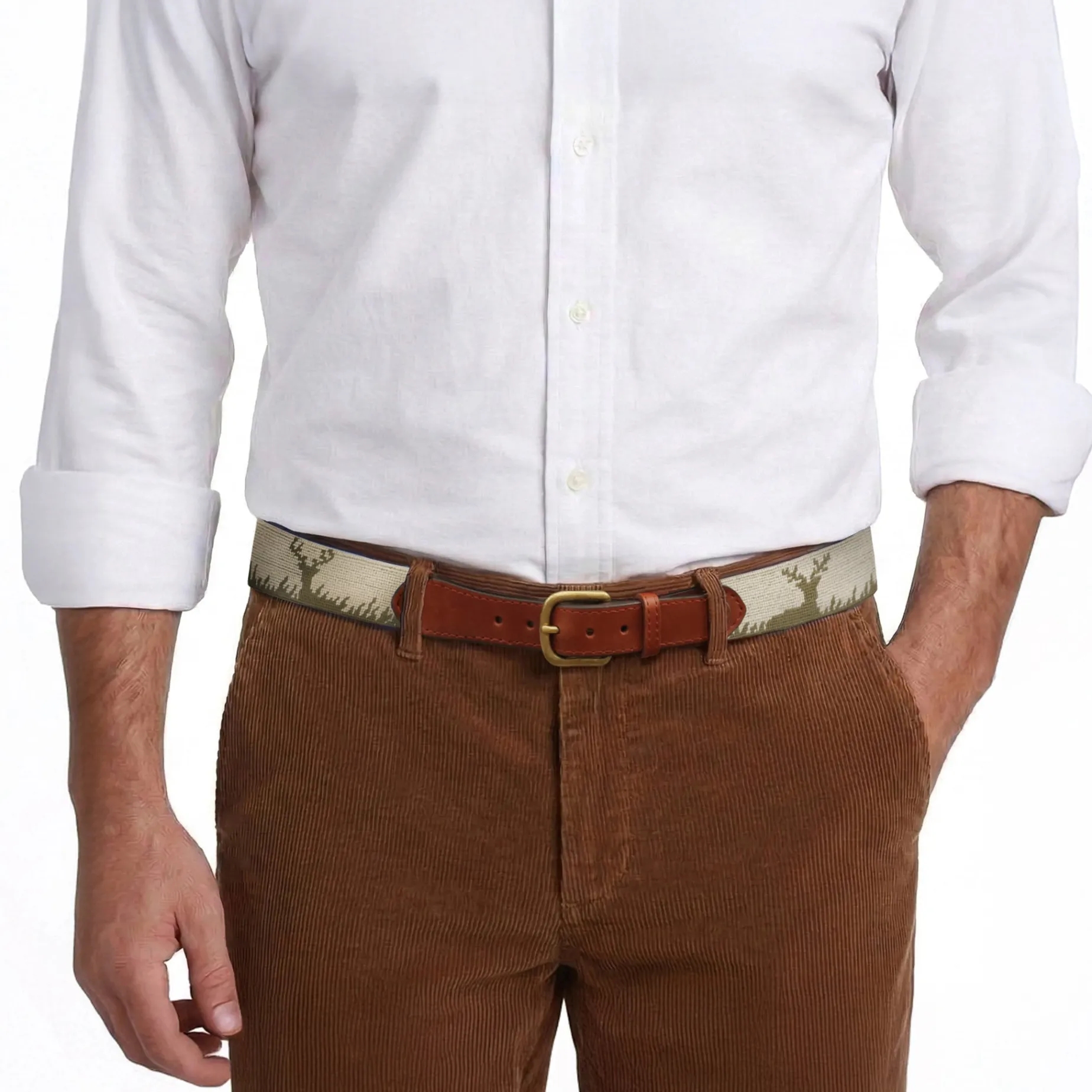 Deer Hunting Belt (Light Khaki)