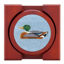 Duck Decoys Coasters (Antique Blue)