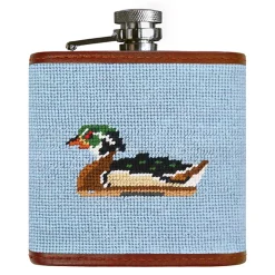 Duck Decoys Flask (Antique Blue)