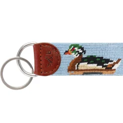Duck Decoys Key Fob (Antique Blue)