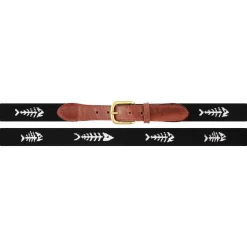 Fishbones Belt (Black) (Final Sale)