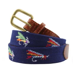 Fishing Flies Belt (Dark Navy)