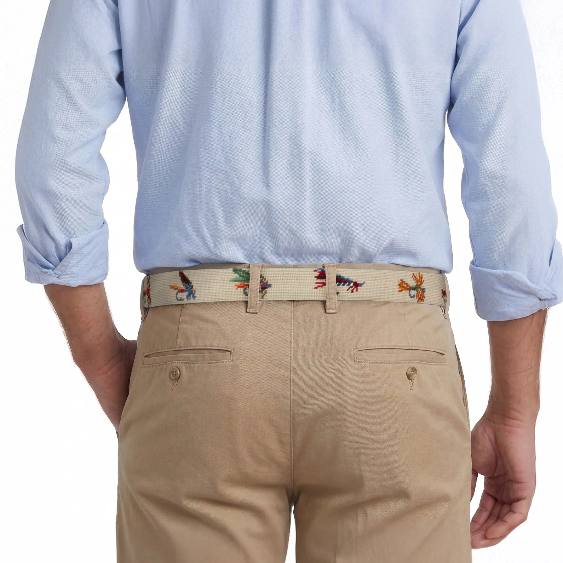 Fishing Flies Belt (Light Khaki)