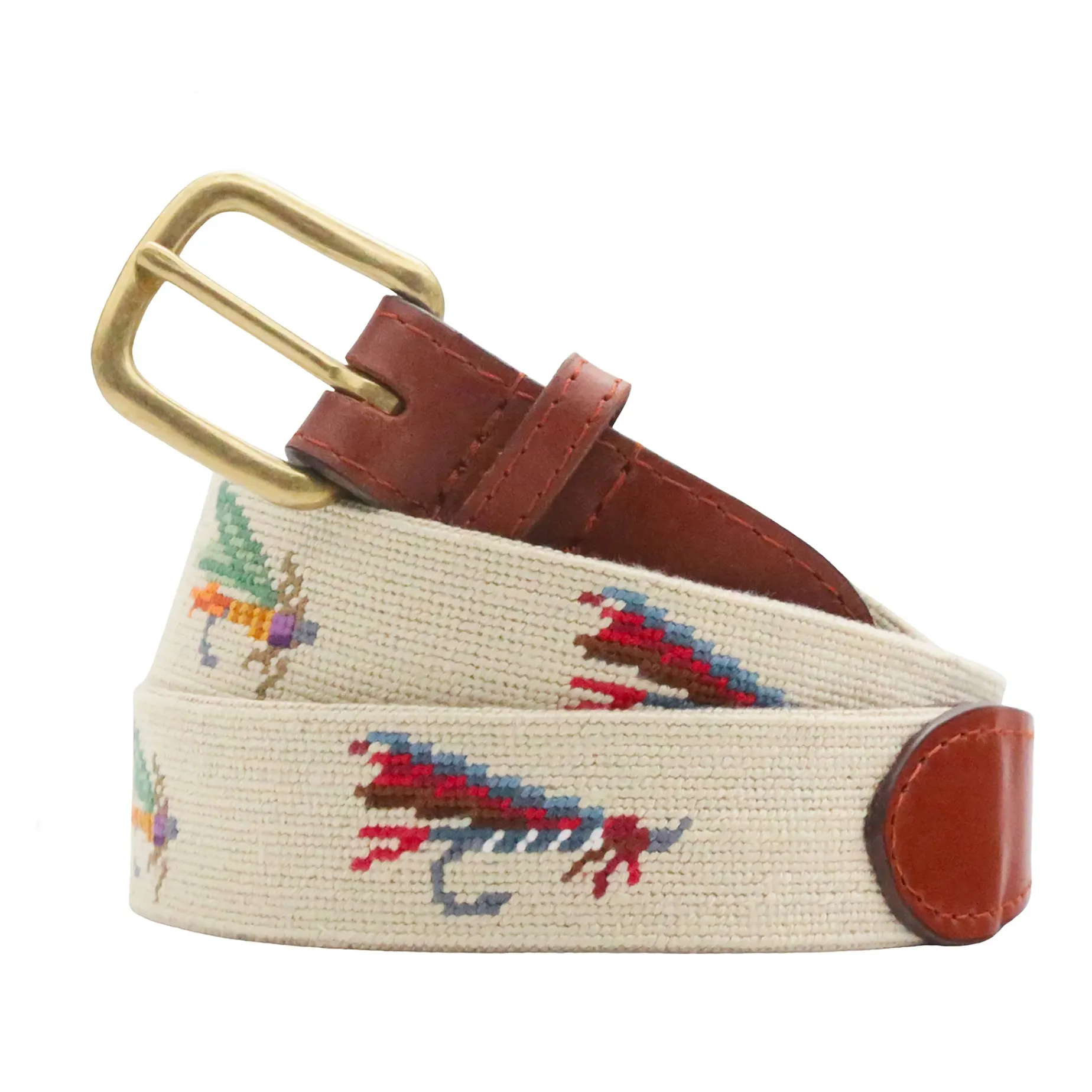 Fishing Flies Belt (Light Khaki)