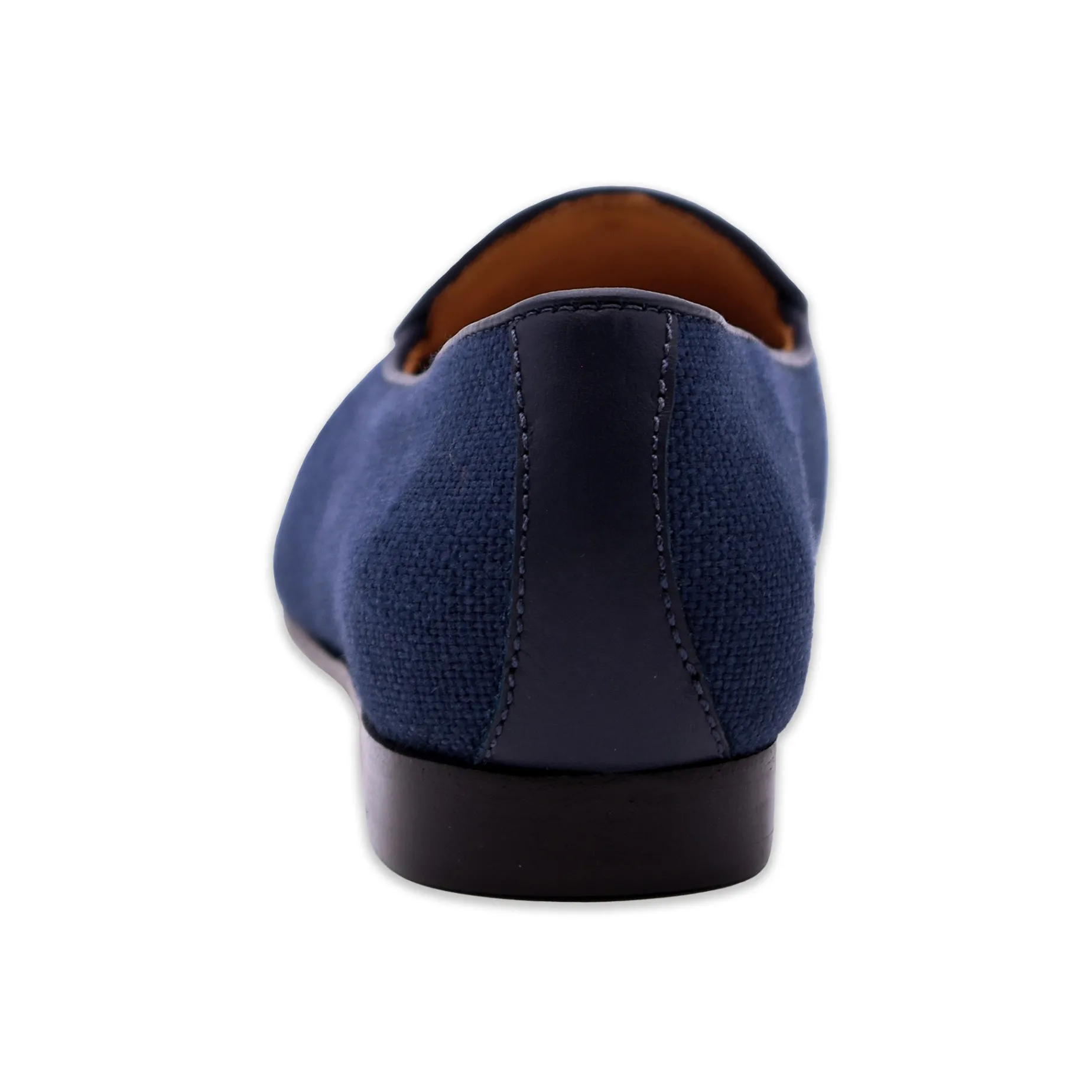 Fox Head Women's Linen Belgian Loafers (Navy Linen)