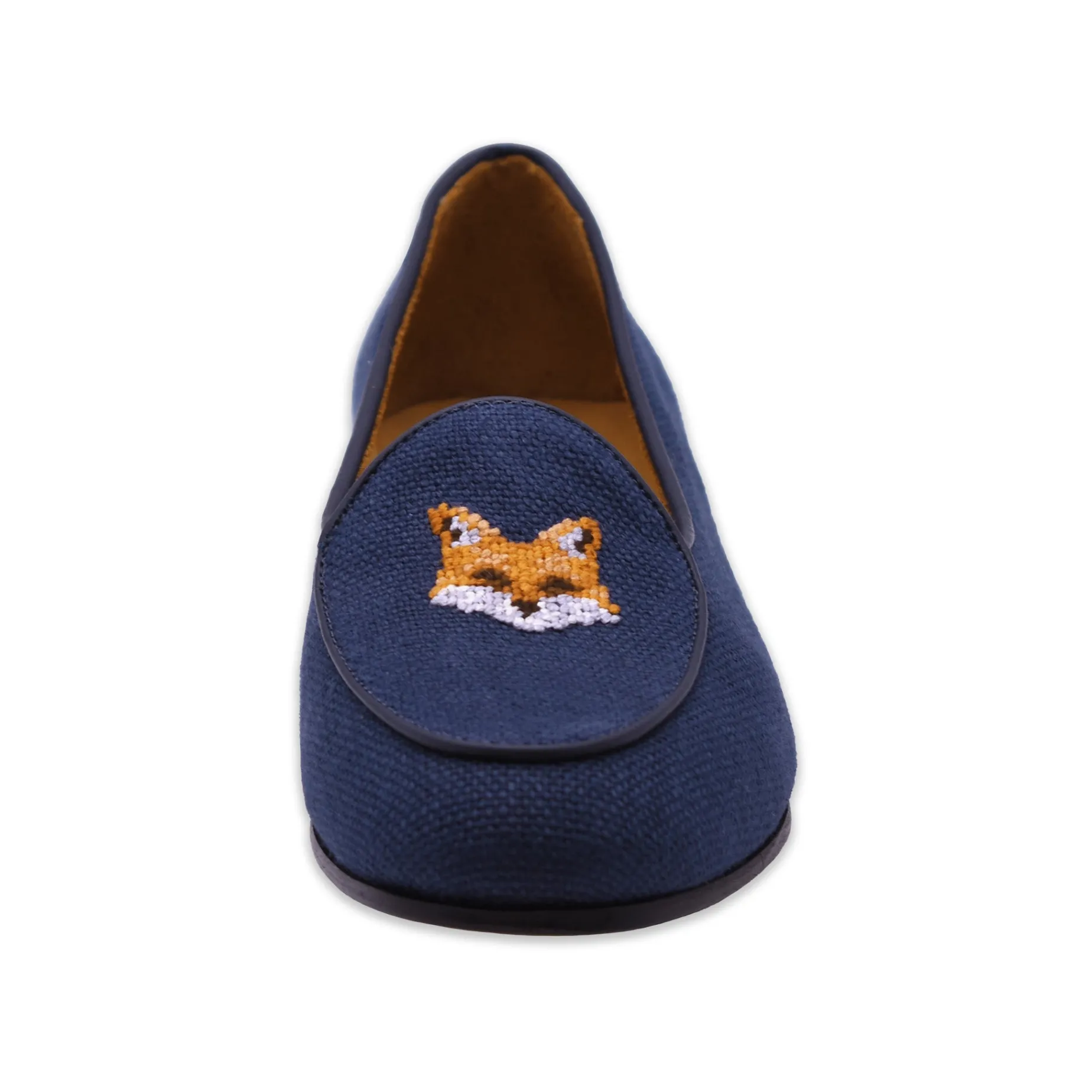 Fox Head Women's Linen Belgian Loafers (Navy Linen)