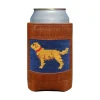 Golden Retriever Can Cooler (Classic Navy)