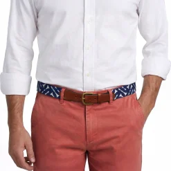 Golf Tee Pattern Belt (Dark Navy)