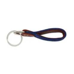 Golf Tee Pattern Key Fob (Dark Navy)