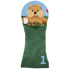 Gopher Golf Driver Headcover (Hunter Leather)