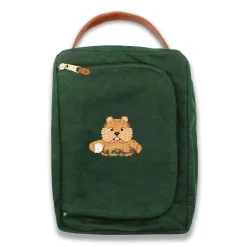 Gopher Golf Shoe Bag (Hunter Waxed Canvas)