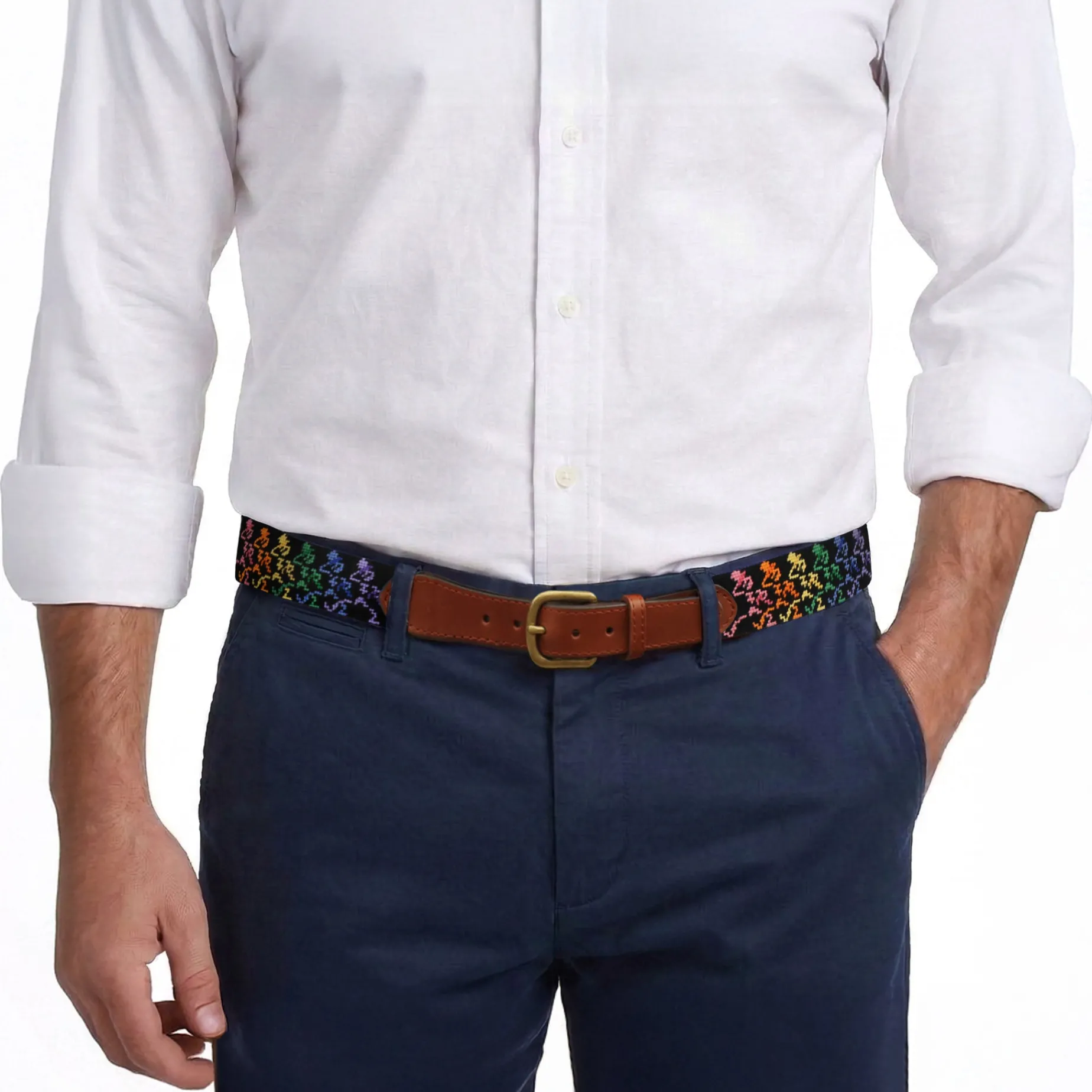 Grateful Dead Dancing Skeletons Belt (Black)