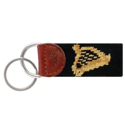 Guinness Harp-Glass Key Fob (Black)