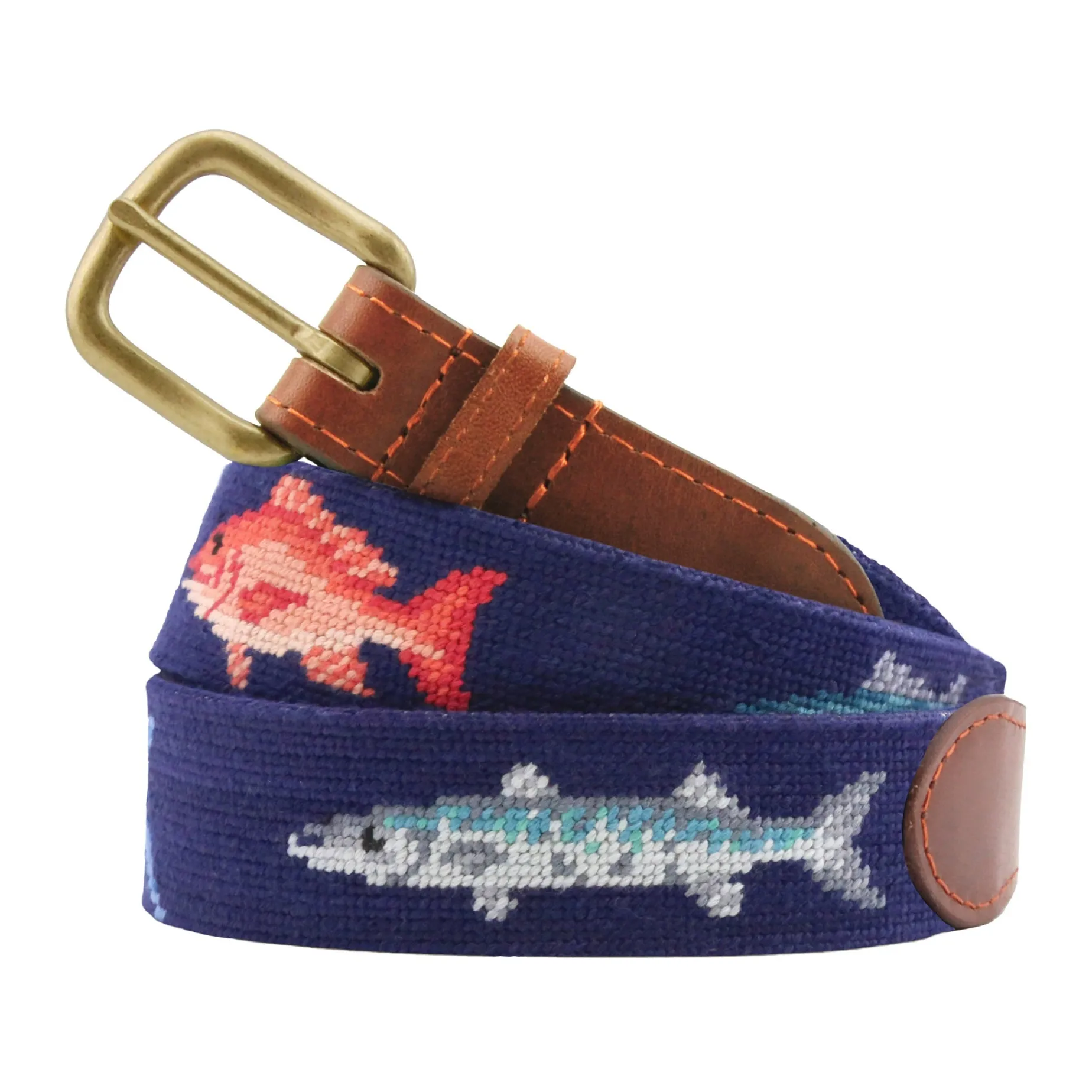 Gulf Coast Fish Belt (Dark Navy)