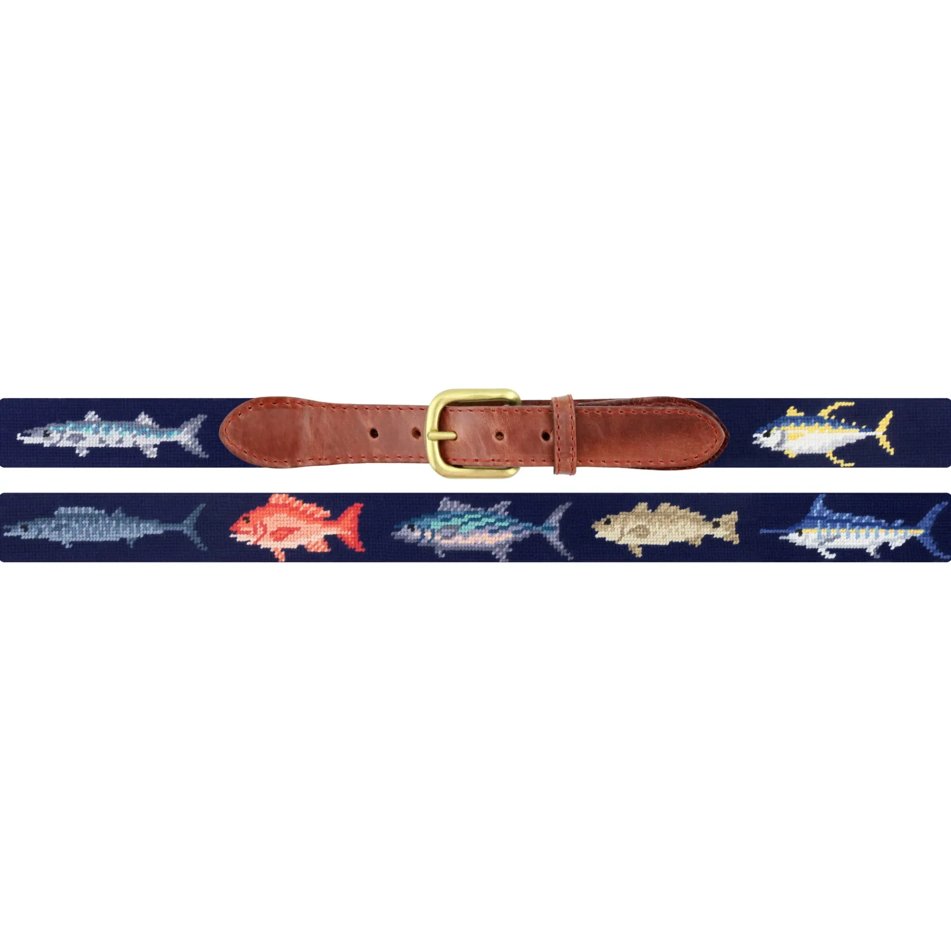 Gulf Coast Fish Belt (Dark Navy)