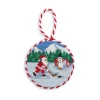 Hockey Santa Ornament