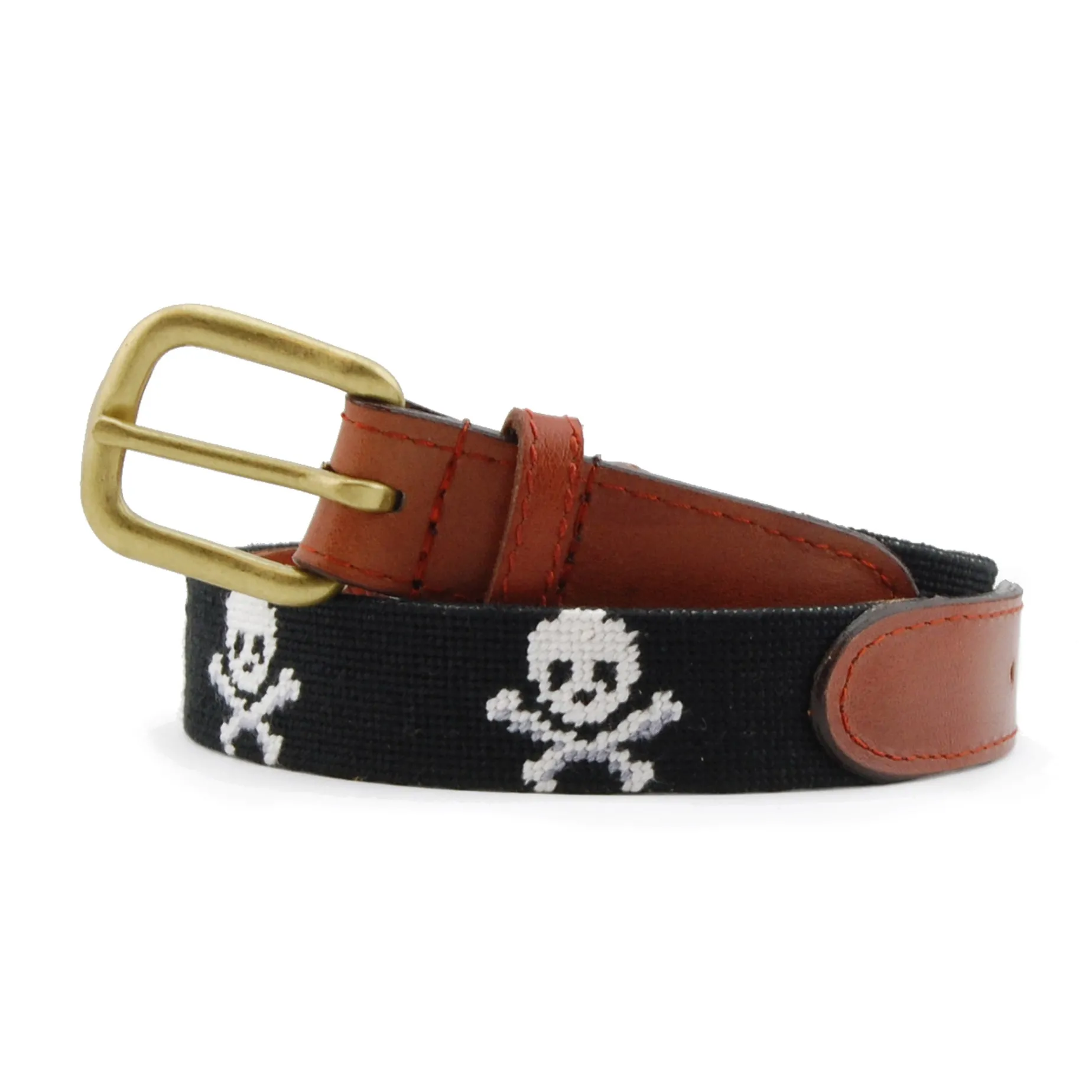 Jolly Roger Children's Belt (Black)