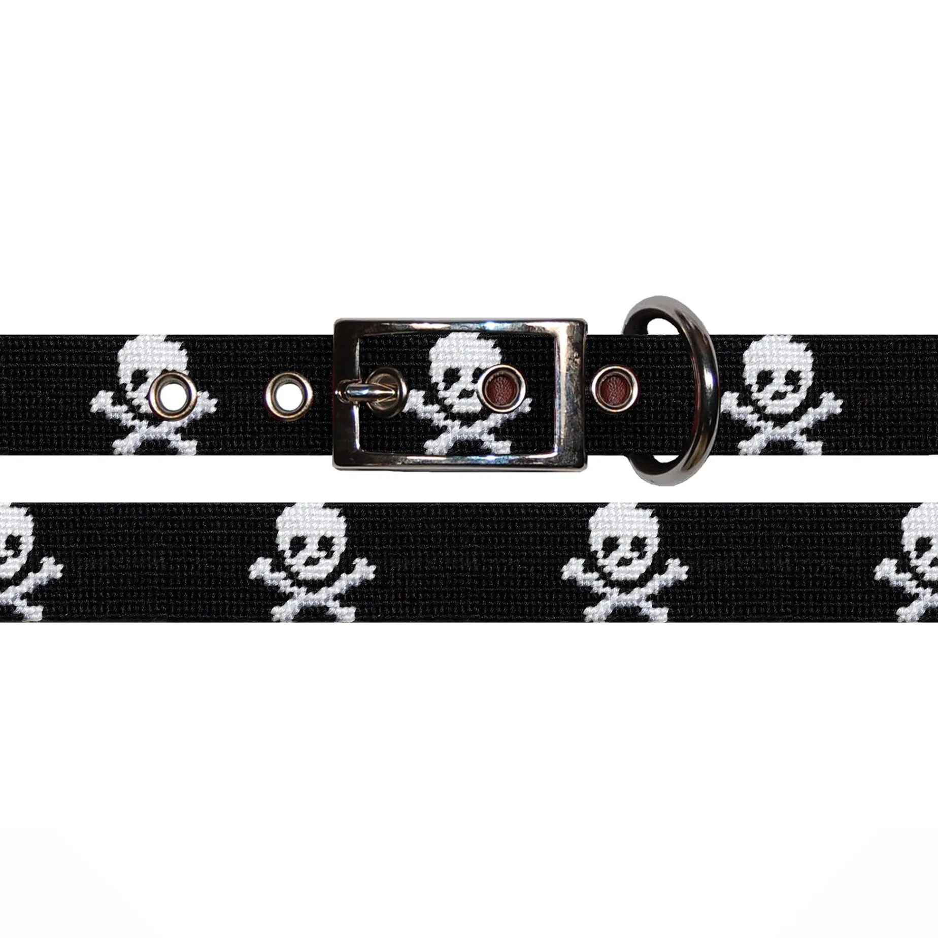 Jolly Roger Dog Collar (Black)